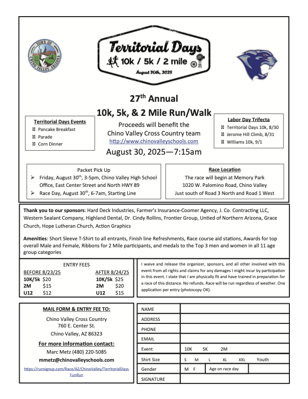 Chino Valley 10k